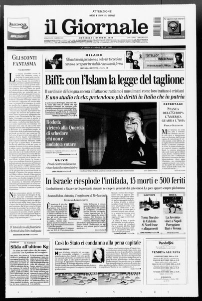 Il giornale : quotidiano del mattino